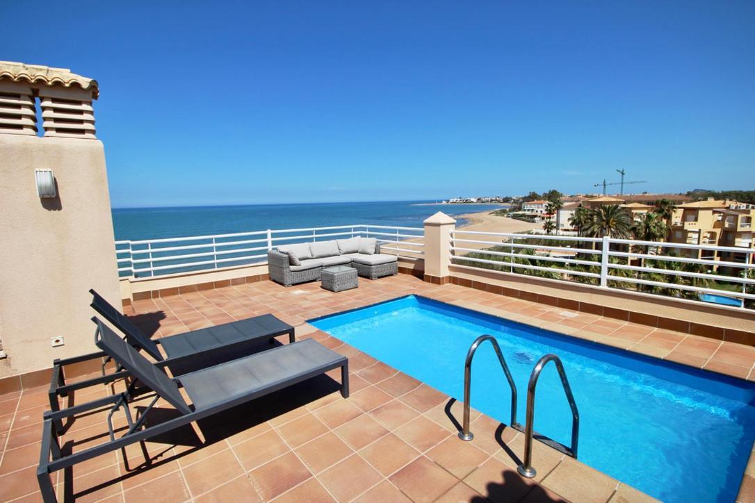 Atico Frontal Al Mar Con Piscina Privada By Homeprive Denia Exterior photo